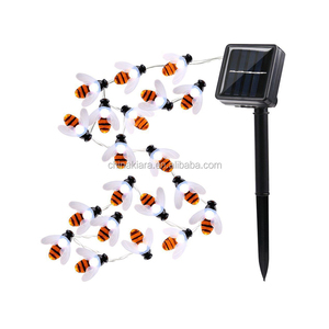 Luz Solar <span class=keywords><strong>de</strong></span> abeja <span class=keywords><strong>de</strong></span> alta calidad para exteriores, 5 y 10 m, luces decorativas para jardín - Product Image 1