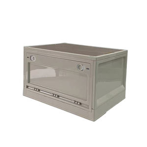 Bafuluo nouveau produit ménage grande voiture Mobile/cuisine rangement Camp boîte Mobile <span class=keywords><strong>remorque</strong></span> Camping boîte pliante avec couvercle <span class=keywords><strong>en</strong></span> bois - Product Image 5