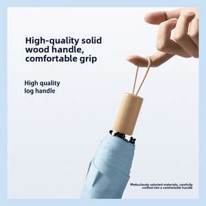 <span class=keywords><strong>Parapluie</strong></span> de voyage classique, nouveau design, <span class=keywords><strong>pliable</strong></span> en trois, double usage pluie et soleil, anti-UV pour femmes et hommes, vente en gros - Product Image 2