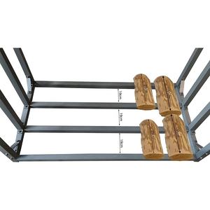 Firewood Rack Storage <strong>Log</strong> Holder Outdoor Wood <strong>Stand</strong> with Roof Super Larger Firewood Rack - Product Image 3