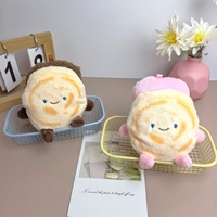 Porte-clés poupée en peluche Xi'an Rou Jia Mo créative et mignonne, pendentif de sac détachable, rembourrage en coton PP, emballage en sac en filet - Unisexe, culturel