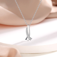 Collier personnalisé en argent 925 avec pendentif en pierre de naissance CZ, cadeau de bijoux de famille personnalisé