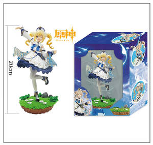 3 Styles 20CM Lumine Aether Barbara Traveler Jeu Vidéo Cos PVC Anime Figure Collect Play - Product Image 3