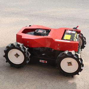 Tondeuse à gazon sans fil Somate 24V 4WD, moteur à essence 4 temps 224cc 2000W, autonome, à rayon de braquage nul, antidérapante, avec éjection arrière - Product Image 4