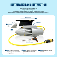 Sup Motor 240W 24V DC Moteur d'aileron de poisson de planche de surf électrique pour Kayak et Stand up Paddle Boarding