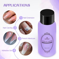 MTSSII 40ml pour Manucure Sculpture Outil d'Extension d'Ongles Art des Ongles Liquide Acrylique Vernis à Ongles Poudre Acrylique Cristalline Solution