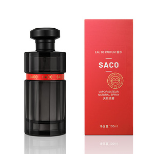 Profumo Spray Unisex in Vetro Nero Scanalato Verticale, Eau De Parfum a Lunga Durata con Fragranza Legnosa Aromatica di Sandalo e Cedro - Product Image 3