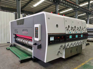 Nhà máy trực tiếp bán đầy đủ tự động flexo Mực hộp carton 3 Màu sắc máy in slotter Die-Cutter máy - Product Image 3