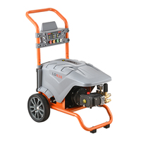LORDMATE électrique 3kw 220v 2000 psi 3 HP nouvel ensemble d'équipement de lavage de voiture mobile intelligent nettoyage de jardin