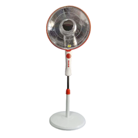 Chauffage électrique portable en tube de carbone avec télécommande, protection contre la surchauffe et éclairage pour le chauffage des pièces à domicile en hiver