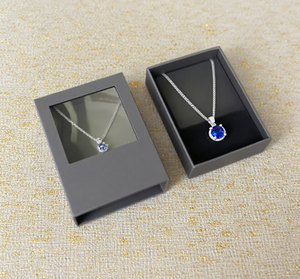 Lông mi hộp biểu tượng tùy chỉnh bao bì vàng đen vẽ Phong Cách Đồ trang sức màu đen hiển thị món quà nhỏ hộp các tông với cửa sổ rõ ràng - Product Image 2