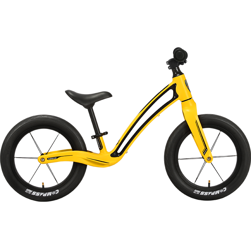 Montasen-Bicicleta de equilibrio de magnesio para niños, de 14 pulgadas M-F805-14, una sola velocidad