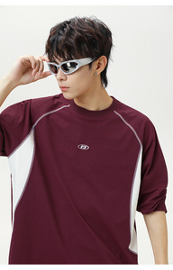 เสื้อยืดแขนยาวทรงหลวมแบบดรอปโชว์เดอร์ ตะเข็บคู่ป้องกันการฉีกขาด ผ่าข้างซ่อนเรียบร้อย ไม่รัดแน่นขณะวิ่ง ใส่ได้ทั้งวันกลางแจ้ง ป้องกันรังสียูวี - Product Image 5