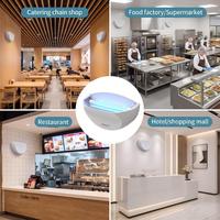 Lampe anti-moustiques électrique avec plaque collante amovible pour la lutte antiparasitaire dans les hôtels, cuisines et usines