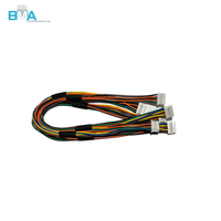 2.00mm Pitch 2*5Pin Housing 10PIN Wire Harness 28AWG 25CM/0.82ft Multi-Color untuk Koneksi Internal Elektronik Konsumen