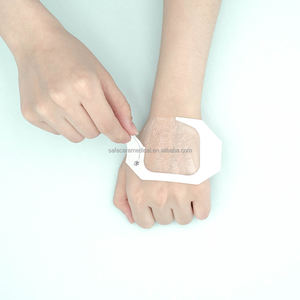 Film transparan berperekat, tahan air steril, gaya bingkai baju untuk IV canular securedment - Product Image 1