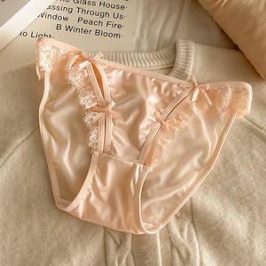 新款热销欧美蕾丝内裤女青春抱臀诱惑网布舒适柔软无缝丁字裤 - Product Image 6