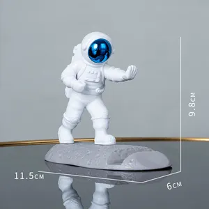 2024 नए मॉडल के मोबाइल फोन सहायक उपकरण सभी आईफोन स्पेसमैन फोन धारक के लिए प्यारा 3 डी अंतरिक्ष यात्री फोन स्टैंड