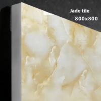 Xiangyun 800x800 Carrelage de sol en jade jaune Guangdong Vert émeraude Porcelaine vitrifiée antidérapante tout en céramique pour les chambres à usage domestique