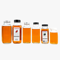 Bouteille en verre laiteux vide, impression UV, grande capacité, design élégant, portable, pour voyage, conteneur de boissons alcoolisées ou jus de fruits