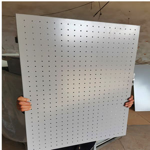 Solution de rangement facile à installer pour la maison ou le bureau, organisateurs muraux en métal avec panneaux perforés - Product Image 5