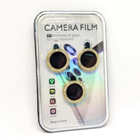 Nouveau Film de Protection en Verre Trempé Mini Diamant Scintillant pour Objectif d'Appareil Photo iPhone 18 17 16 15 14 13 12 11 Pro Max Plus