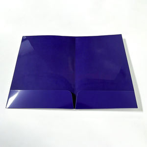 China Factory Eco Friendly Thick <strong>Paper</strong> Material A4 A5 Size Custom Presentation <strong>Folder</strong> With Pockets - Product Image 3