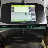 Machine de codage HITACHI UX d'occasion, bien entretenue, impression automatique par lots, adaptation à la ligne de production industrielle