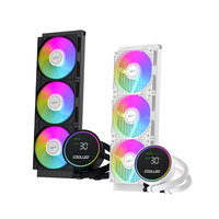 Coolleo Ice Fairy écran numérique 360 ARGB-Lite CPU radiateur de refroidissement par eau 12V LED ventilateur en cuivre 4Pin boîtier d'ordinateur