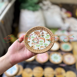 Platos pequeños hechos a mano con Incrustaciones de nácar, plato redondo, Plato decorativo de laca de madera para joyería o juego de regalo - Product Image 1