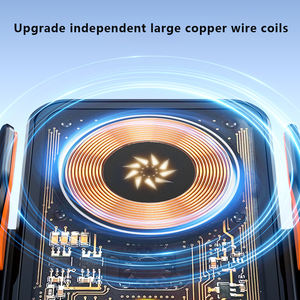 スマートセンサー磁気66W金属カーチャージャー透明磁気ヘッド自動クランプセンシング電話ホルダーワイヤレスカーチャージャー - Product Image 2