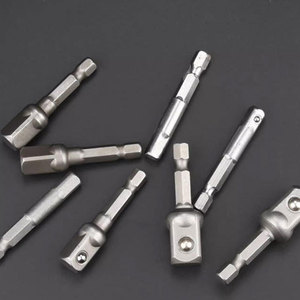 Baolian Hex Shank To Square Connector Socket Adapter Rod For Electric Wrench Drill Chromium Vanadium Steel Bearing - Product Image 3
