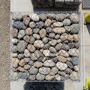 <span class=keywords><strong>Prix</strong></span> d'usine - Gabion galvanisé à double torsion 2x1x1m pour projets d'infrastructure à grande échelle - Product Image 1