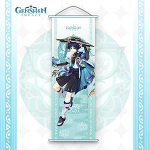 70*25cm nuovo stile <span class=keywords><strong>Anime</strong></span> Print Wall Poster Scroll <span class=keywords><strong>Genshin</strong></span> Impact Hanging Pictures - Product Image 3