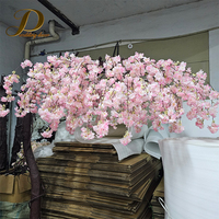 JINDA Fleurs de soie de glycine rose pour mariage, très vendues, pour décoration suspendue au plafond
