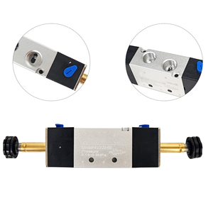 ข้อต่อลมอุตสาหกรรม 4V220-08 ตัววาล์วควบคุมคู่ ไม่รวมคอยล์ - Product Image 6