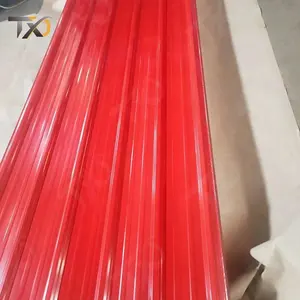 18 20 22 Gauge Corrugated Galvanized Zinc Roof Sheets Iron Metal Colour Coated Steel Roofing Sheet Tin Prices