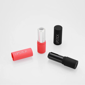 Tube de rouge à lèvres vide en plastique de 3,5 ml, baume à lèvres, bouchon à vis, sérigraphie, estampage à chaud, logo personnalisé, étui noir mat, vente en gros - Product Image 4