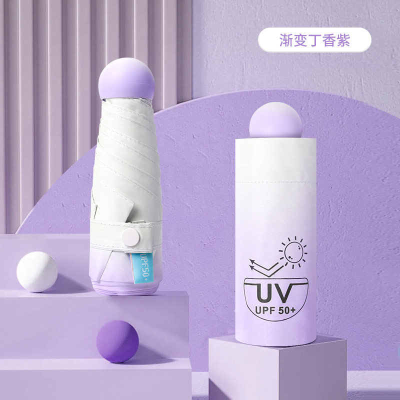 6-Bone Gradient Purple [Mini Black Vinyl Sunscreen]