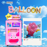 Distributeur automatique de ballons intelligent et personnalisé à fort rendement, robot commercial de vente de ballons en libre-service avec paiement par QR, pièces, cartes et billets