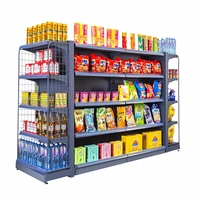 Heavy Duty 4-Tier Garage Opbergrek Verstelbare Metalen Organizer Dubbelzijdige Kelder Fruitrek Lichte Stalen Plank Voor