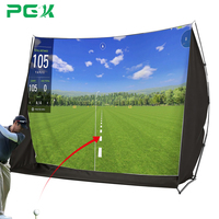 PGK D-105 Filet d'entraînement de golf 10x8FT avec tissu Oxford pour utilisation intérieure/extérieure