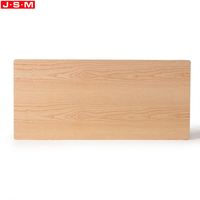 Mobilier hôtel villa contreplaqué avec dessus en placage de frêne table à manger carrée couleur personnalisée design moderne
