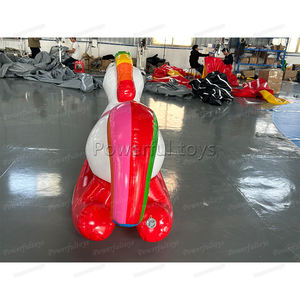 Bouncy <strong>Horse</strong> Hopper Inflatable <strong>Jumping</strong> <strong>Horse</strong> unicorn Ride on Bouncing Animal Toys for Kids - Product Image 5