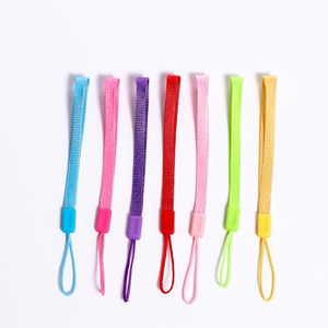 Hot Selling Short Mobile Lanyard Nylon Wrist Hand Lanyard Strap for Mobile Cell Phone Holder