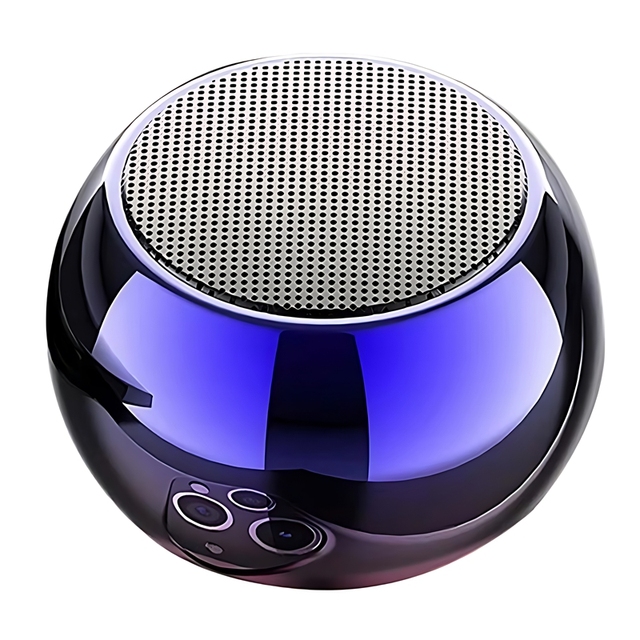M3 Mini Wireless USB BT Speaker with Gradient Colorful Light for iPhone - Perfect Sound for Desktop Theater and Portable Use
