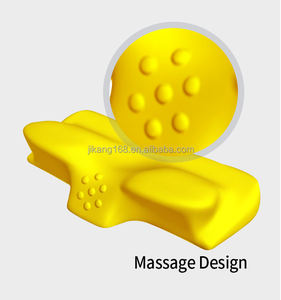 कस्टम ऑर्थोपेडिक जेल मेमोरी फोम बिस्तर तकिया 200tc शीतलन समुद्री पैटर्न आधुनिक वेज शैली ज्यामितीय कपड़े गर्दन समर्थन के साथ आधुनिक वेज शैली - Product Image 5