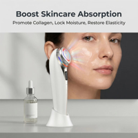 Nouveau masseur facial 7-en-1 pour le rajeunissement de la peau du visage et du cou, lifting et raffermissement, réduit les rides et les poches, améliore l'infusion