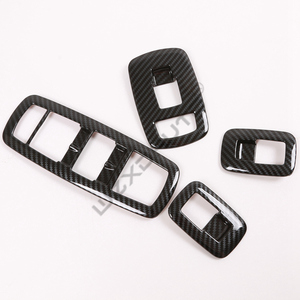 Kit de garnitures intérieures en fibre de carbone WZXD, accessoires de décoration, cadre de commutateur de fenêtre, poignées de porte pour Ram 1500 2023 - Product Image 4