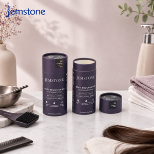 Tube en carton kraft personnalisé imprimé pour shampoing colorant capillaire, idéal pour le rangement de produits de salon, emballage en tube cylindrique - Product Image 2